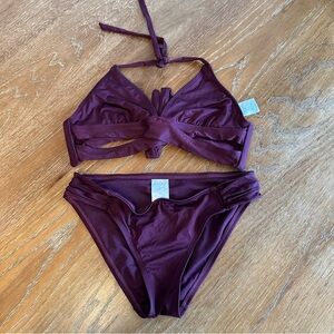 Kona Sol Purple Bikini Set